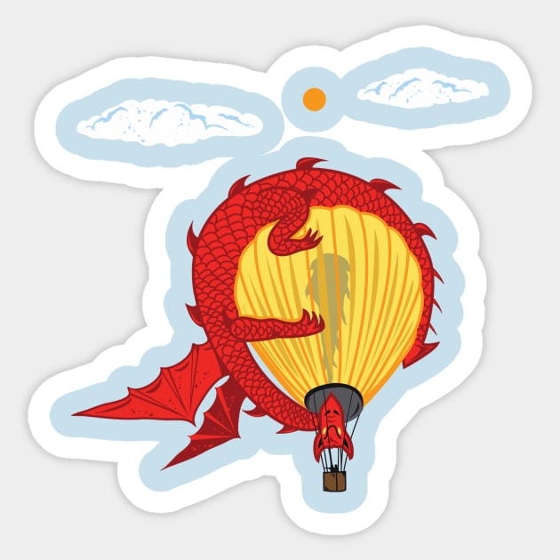 Friendly Dragon Sticker by SweetToothTees